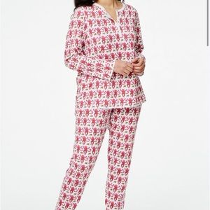 ROLLER RABBIT pink monkey PJs NWOT